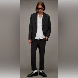 NEW WITH TAGS ALL SAINTS HELM BLAZER IN CHARCOAL MARL